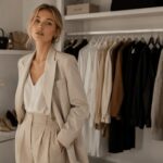 Moderne Capsule Wardrobe mit minimalistischer eleganter Fashion und hochwertigen Basics